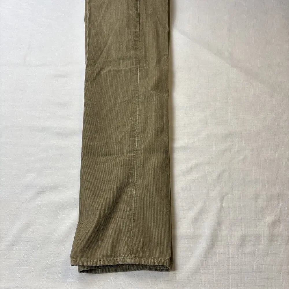 Banana Republic Pima Cotton Corduroy Jeans Pants Mens Size 36x32 Tan Meas 36x32